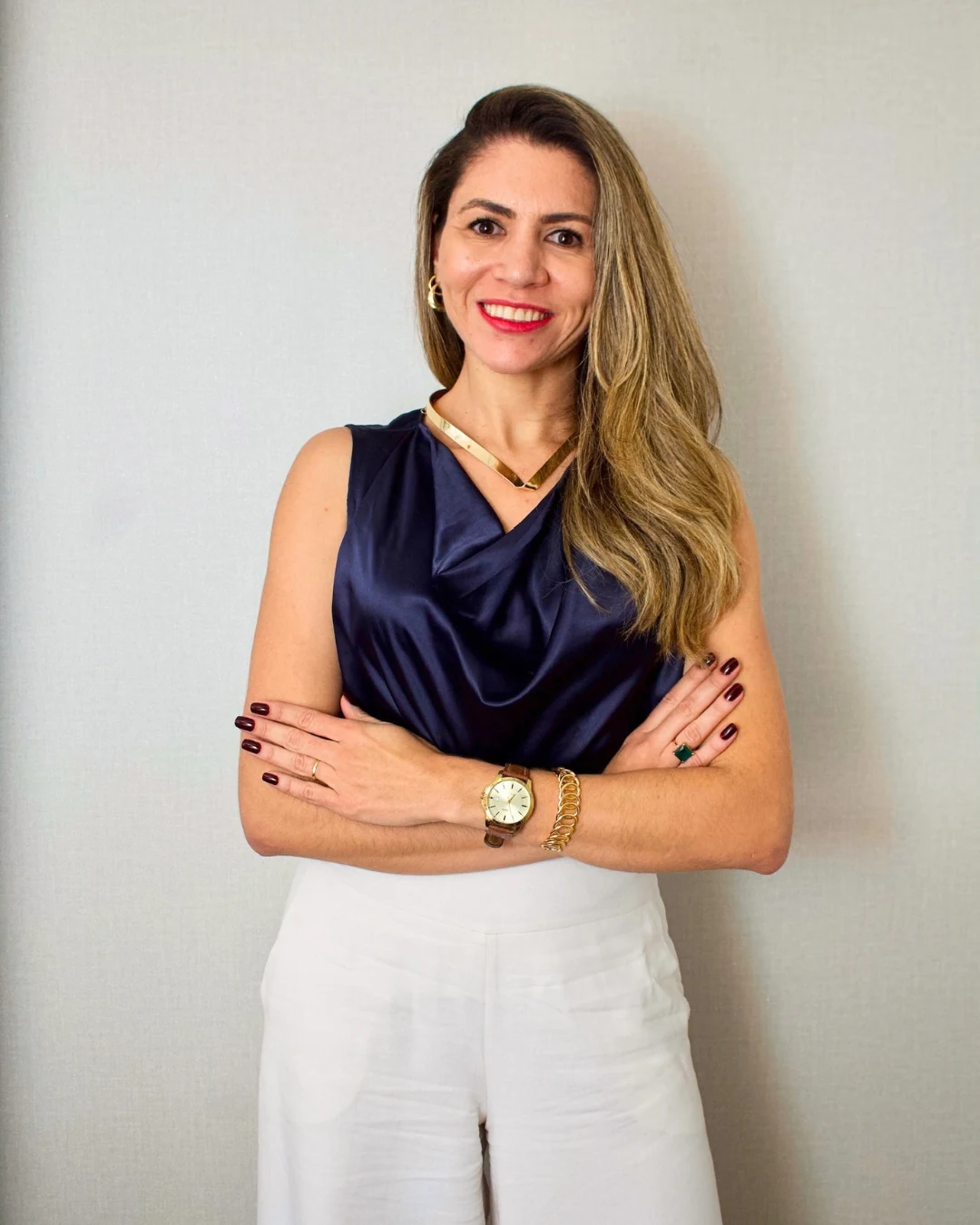 Pamela Duarte em seu consultório